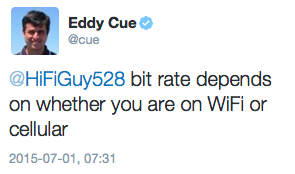 Eddy Cue o rodzaju strumienia w Apple Music